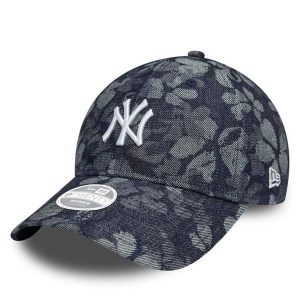 Czapka z daszkiem New Era. Niebieskie czapki New Era, bez wzorów. Za 99,99 zł.
