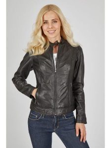 7eleven Skórzana kurtka w kolorze czarnym rozmiar: 46. Czarne kurtki 7eleven, bez wzorów, ze skóry, bez kaptura. Za 434,99 zł.