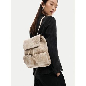 Plecak Desigual. Brązowe plecaki Desigual. Za 379,99 zł.