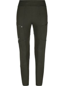 Salewa Legginsy funkcyjne w kolorze zielonym rozmiar: 34. Zielone legginsy Salewa, bez wzorów, z podwyższonym stanem, outdoorowe. Za 259,13 zł.