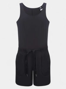 Sukienka Damska Luhta Hennijoki. Czarne kombinezony Luhta, na lato, l, bez wzorów, z materiału, eleganckie, bez kołnierzyka, bez ramiączek, krótkie. Za 369,00 zł.