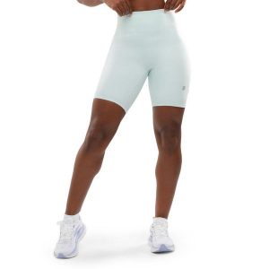 Damskie krótkie legginsy kolarki do biegania Fitness Siroko Thames Mint. Zielone legginsy SIROKO, bez wzorów, z tkaniny, krótkie. Za 148,00 zł.