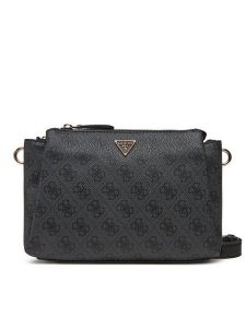 Guess Torebka Noelle II HWBG96 72120 Szary. Szare listonoszki Guess, z aplikacjami, ze skóry, bez dodatków. Za 389,99 zł.