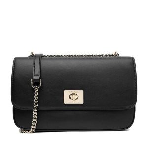Torebka Nine West. Czarne torebki wieczorowe Nine West, bez wzorów, bez dodatków. Za 249,99 zł.