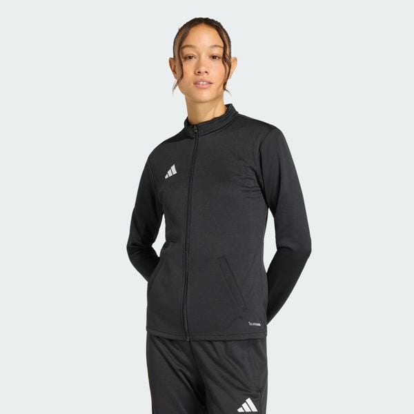 Bluza dresowa Entrada26. Białe kurtki ADIDAS, bez wzorów, z dresówki, bez kaptura. Za 179,00 zł.