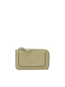 Marc O´Polo Skórzany portfel w kolorze khaki - 14 x 8 x 1,5 cm rozmiar: onesize. Brązowe portfele bez wzorów, z materiału. Za 180,06 zł.