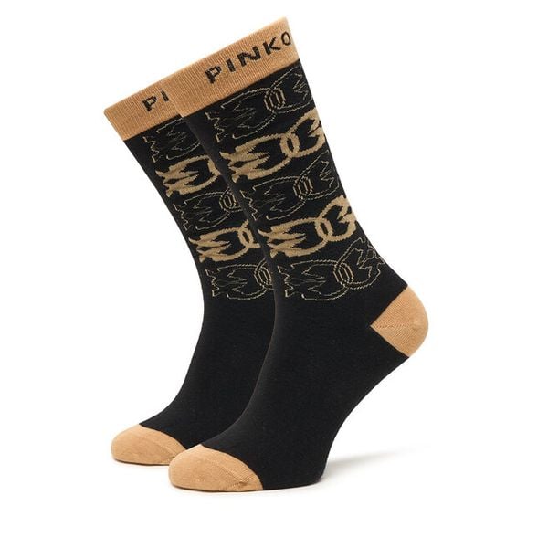 Skarpety długie PINKO. Czarne skarpetki Pinko, bez wzorów. Za 249,99 zł.