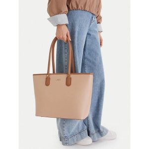 Torebka MEXX. Brązowe shopper bag Mexx, bez wzorów, bez dodatków. Za 299,99 zł.