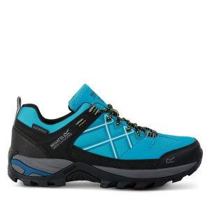 Trekkingi Regatta. Niebieskie buty sportowe Regatta, bez wzorów, bez zapięcia, trekkingowe. Za 349,99 zł.