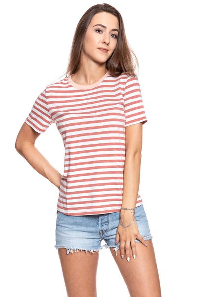 MUSTANG T SHIRT DAMSKI Alina C Striped 1009241 11593. Białe t-shirty Mustang, s, bez wzorów, bez kołnierzyka, bez ramiączek. Za 69,99 zł.