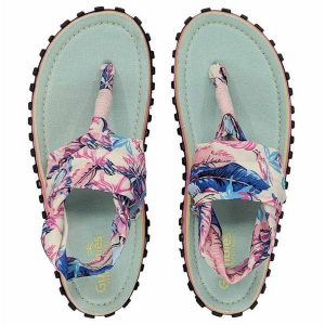Japonki Gumbies Slingback W G-SB-WN-MP wielokolorowe. Klapki bez wzorów, z gumy, bez obcasa. Za 261,27 zł.