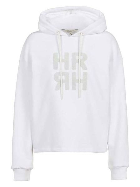 Herrlicher Bluza w kolorze białym rozmiar: M. Białe bluzy Herrlicher, m, bez wzorów, z kapturem. Za 166,10 zł.