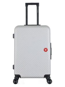 SWISS KOPPER Walizka "Spiez" w kolorze srebrnym - 41 x 65 x 26 cm rozmiar: onesize. Szare walizki SWISS KOPPER, bez wzorów, z materiału. Za 173,99 zł.
