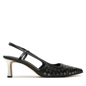 Sandały MICHAEL Michael Kors. Czarne sandały MICHAEL Michael Kors, bez wzorów, bez obcasa, na szpilce, bez zapięcia. Za 399,99 zł.