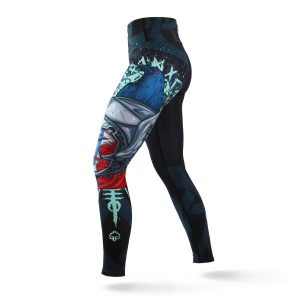 Legginsy sportowe damskie Ground Game Valkyria. Legginsy GROUND GAME, bez wzorów, z elastanu. Za 179,99 zł.