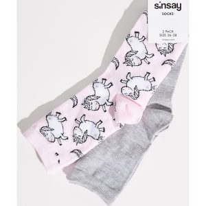 Skarpetki - Różowy. Skarpetki marki Sinsay. Za 9,99 zł.