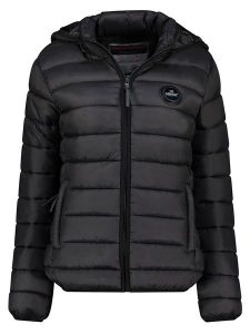 Geographical Norway Kurtka pikowana w kolorze czarnym rozmiar: XL. Czarne kurtki Geographical Norway, xl, bez wzorów, bez kaptura. Za 127,35 zł.