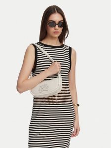 KARL LAGERFELD Torebka B2W30235 Biały. Białe torebki klasyczne KARL LAGERFELD, bez wzorów, ze skóry, bez dodatków. Za 635,99 zł.