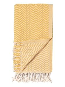 Samimi Chusta hammam "Damla" w kolorze musztardowym - 180 x 100 cm rozmiar: onesize. Żółte apaszki i chusty Samimi, bez wzorów, z bawełny. Za 52,99 zł.