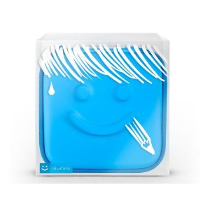 Twarda walizka do transportu Bluetens Classic. Niebieskie paski BLUETENS, bez wzorów. Za 87,11 zł.
