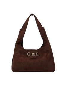 Guess Torebka Sunset HWSG23 14020 Brązowy. Brązowe torebki klasyczne Guess, z aplikacjami, z materiału, bez dodatków. Za 674,99 zł.