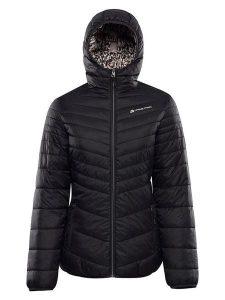 Alpine Pro Dwustronna kurtka pikowana "Eroma" w kolorze czarno-beżowym rozmiar: S. Brązowe kurtki Alpine Pro, s, bez wzorów, bez kaptura. Za 300,08 zł.