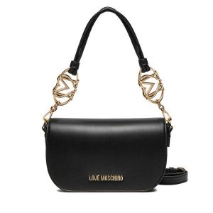 Torebka LOVE MOSCHINO. Czarne torebki klasyczne LOVE MOSCHINO, bez wzorów, bez dodatków. Za 489,99 zł.