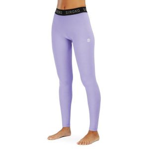 Legginsy termoaktywne do sportów zimowych damskie SIROKO Blink. Niebieskie legginsy SIROKO, bez wzorów. W wyprzedaży za 127,00 zł.