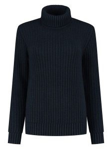 TRAVELIN' Sweter "Boda" w kolorze granatowym rozmiar: XL. Niebieskie golfy Travelin', bez wzorów, z wełny. Za 282,99 zł.