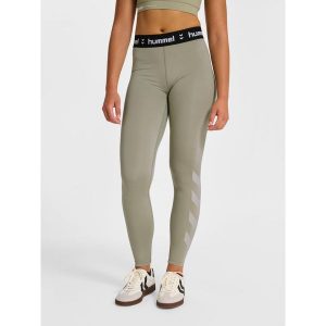 Damskie legginsy Hummel Pulse. Szare legginsy Hummel, bez wzorów. Za 163,50 zł.