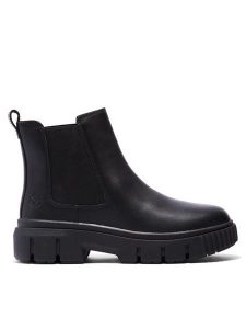 Timberland Sztyblety Greyfield Chelsea TB0A5ZCG0011 Czarny. Czarne botki Timberland, bez wzorów, ze skóry, bez obcasa, na płaskiej podeszwie, bez zapięcia. Za 539,99 zł.