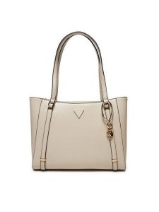 Guess Torebka HWVG94 93230 Écru. Torebki klasyczne Guess, z aplikacjami, ze skóry, bez dodatków. Za 379,99 zł.
