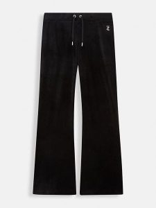 Juicy Couture Spodnie dresowe w kolorze czarnym rozmiar: L. Czarne spodnie dresowe Juicy Couture, l, bez wzorów, z dresówki. Za 141,85 zł.