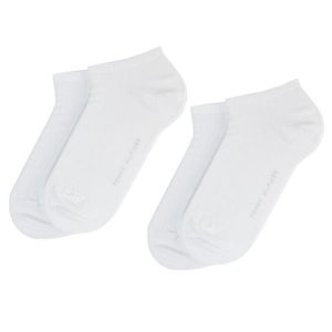 Skarpety krótkie Tommy Hilfiger. Białe skarpetki TOMMY HILFIGER, bez wzorów. Za 59,99 zł.