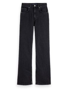 Scotch & Soda Dżinsy - Comfort fit - w kolorze czarnym rozmiar: W26/L32. Czarne jeansy Scotch & Soda, z aplikacjami, z bawełny, z podwyższonym stanem. Za 228,92 zł.