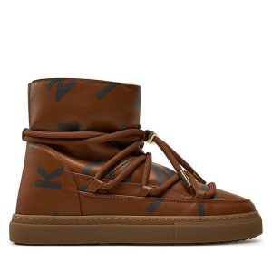 Śniegowce Inuikii. Brązowe buty zimowe Inuikii, bez obcasa, bez zapięcia. Za 939,99 zł.