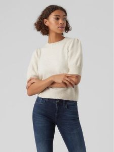 Vero Moda Sweter Doffy 10278313 Écru Regular Fit. Swetry klasyczne Vero Moda, xl, z syntetyku, bez kołnierzyka. Za 109,99 zł.