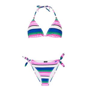 Damski 2-częściowy kostium kąpielowy Protest Caley. Niebieskie bikini Protest, bez wzorów. W wyprzedaży za 194,75 zł.