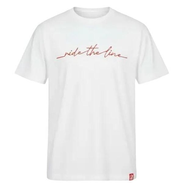Odzież T-shirts unisex SkatePro RIDE THE LINE Koszulka - S - Biały. Biała bluzki SKATEPRO, s, bez wzorów, eleganckie, bez kołnierzyka, bez ramiączek. W wyprzedaży za 97,99 zł.