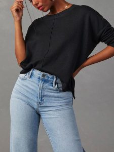 LA Angels Sweter w kolorze czarnym rozmiar: L. Czarne swetry oversize LA Angels, l, bez wzorów, bez ramiączek. Za 135,95 zł.