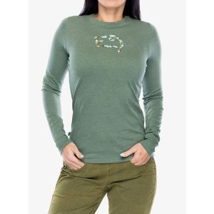 Bluza wspinaczkowa damska E9 Fiona. Zielone bluzy E9, s, bez wzorów, bez kaptura. Za 214,99 zł.