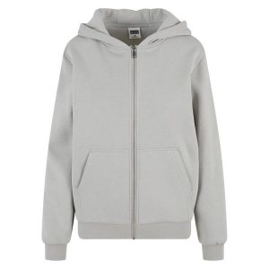 Puszysta Bluza Z Kapturem Dla Pań I Panów. Szare bluzy Urban Classics, xl, bez wzorów, z kapturem. Za 186,99 zł.