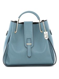 Lucca Baldi Skórzana torebka "Vinci" w kolorze błękitnym - 33 x 28 x 13 cm rozmiar: onesize. Niebieskie torebki klasyczne Lucca Baldi, bez wzorów, z materiału, na ramię, bez dodatków. Za 320,63 zł.