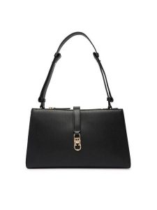 Tommy Hilfiger Torebka Th Libre Shoulder Bag AW0AW17718 Czarny. Czarne torebki klasyczne TOMMY HILFIGER, bez wzorów, ze skóry, bez dodatków. Za 649,99 zł.