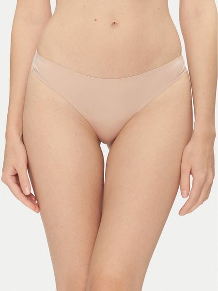 Ysabel Mora Stringi 19673 Beżowy. Brązowe stringi ysabel mora, bez wzorów, z syntetyku. Za 39,99 zł.