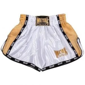 Szorty Metal Boxe Thai/Kick Extrem. Białe szorty METAL BOXE, bez wzorów, sportowe. Za 144,50 zł.