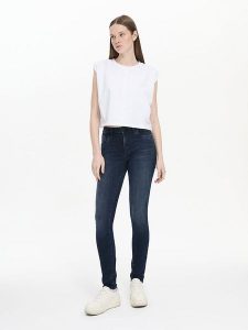 LTB Dżinsy "Jonna B" - Slim fit - w kolorze granatowym rozmiar: W32/L32. Niebieskie jeansy LTB, z aplikacjami, ze skóry. Za 131,74 zł.