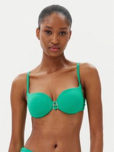 Selmark Góra od bikini BL417 Zielony. Zielone bikini Selmark, bez wzorów, z syntetyku. Za 149,99 zł.