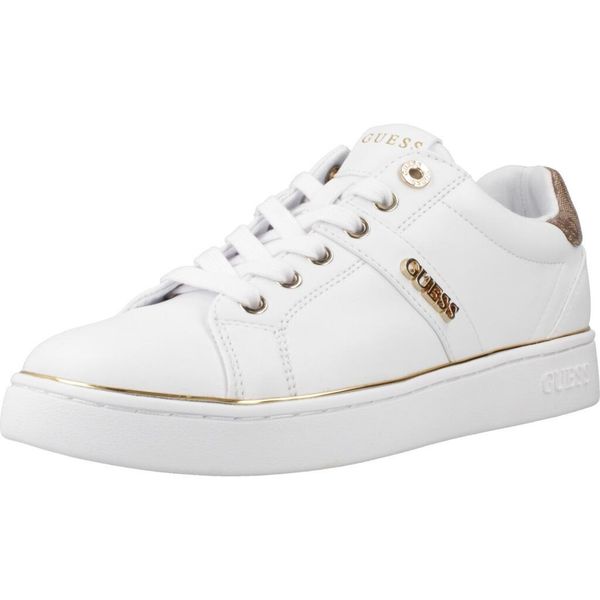 Buty GUESS FLFBTZ ELE12 Biały. Białe buty trekkingowe Guess, z syntetyku, bez zapięcia. Za 531,90 zł.