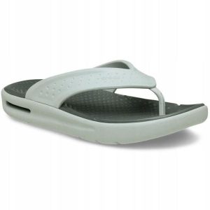 Japonki Dla Dorosłych Crocs In Motion Flip. Białe klapki Crocs, bez wzorów, z materiału, bez obcasa. Za 239,99 zł.